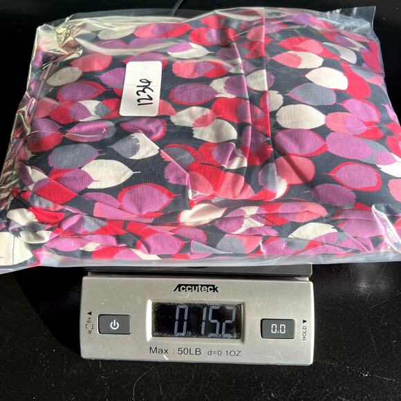 Boden Women Size US10L Bella Geometric Print Jersey Knit Dress Pink/Gray Midi - Picture 12 of 12